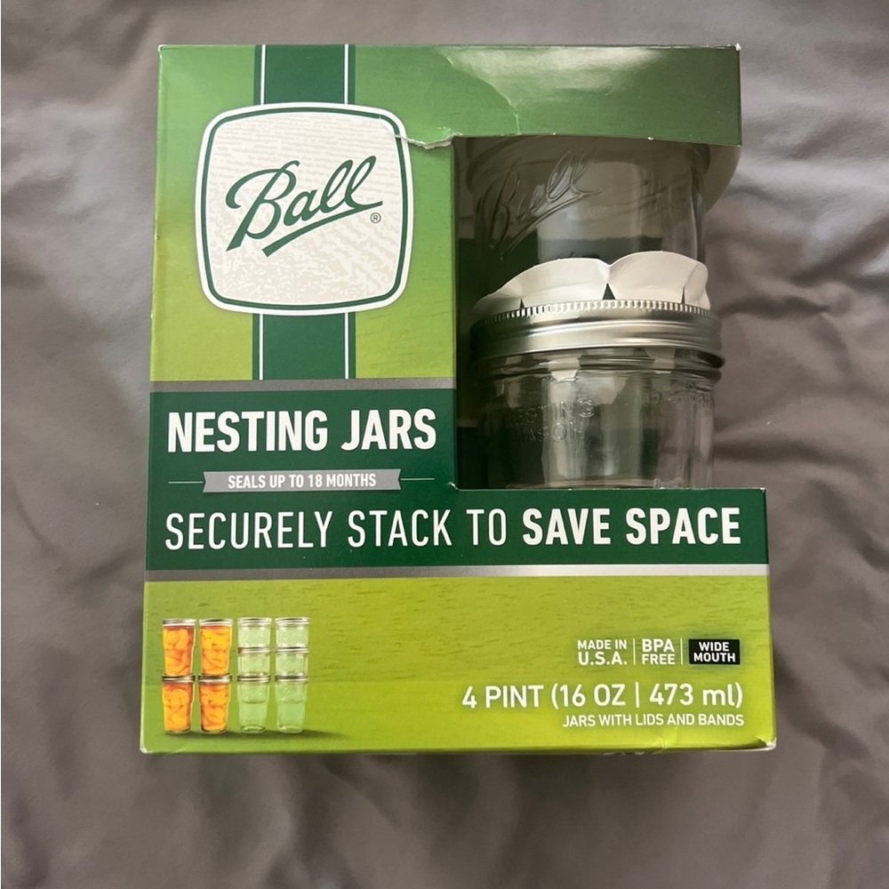 Ball Nesting Jars 4 Pint Set